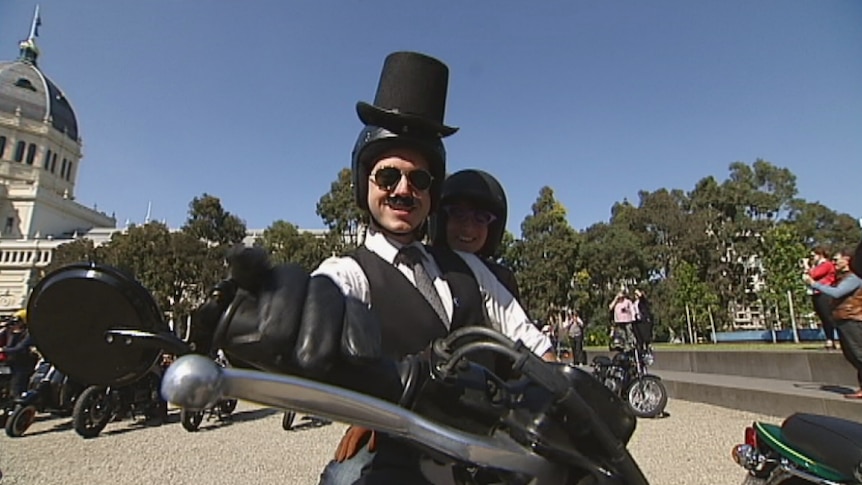 Melbourne's gentlemen ride to raise money for prostate cancer September 27, 2015