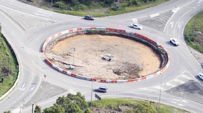 The Cameron Park roundabout on Newcastle Link road will be closed this weekend.