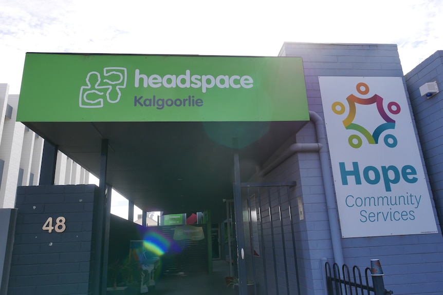 A building with the sign 'Headspace Kalgoorlie'.