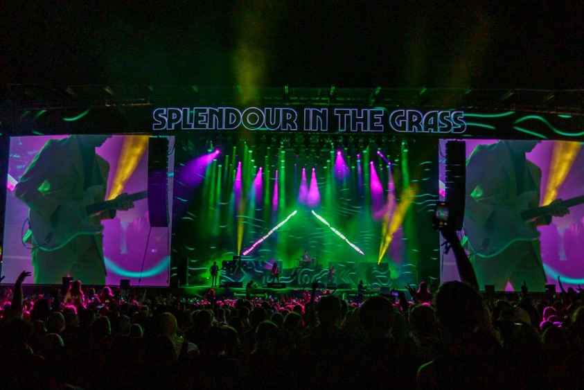 The Strokes performing live at Splendour In The Grass 2022, Sat 23 July