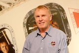 Astronaut Andrew Thomas at the South Australian Museum.