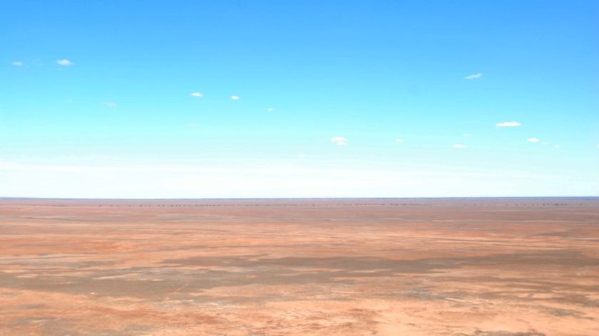 The barren landscape near the town of Bourke