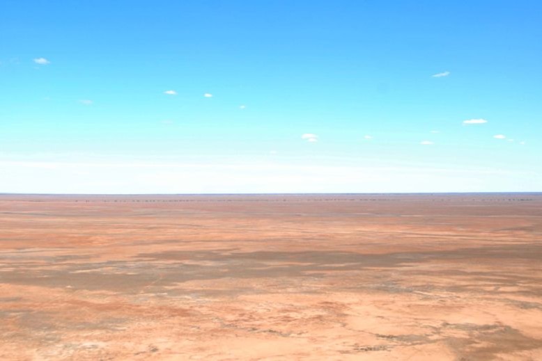 The barren landscape near the town of Bourke