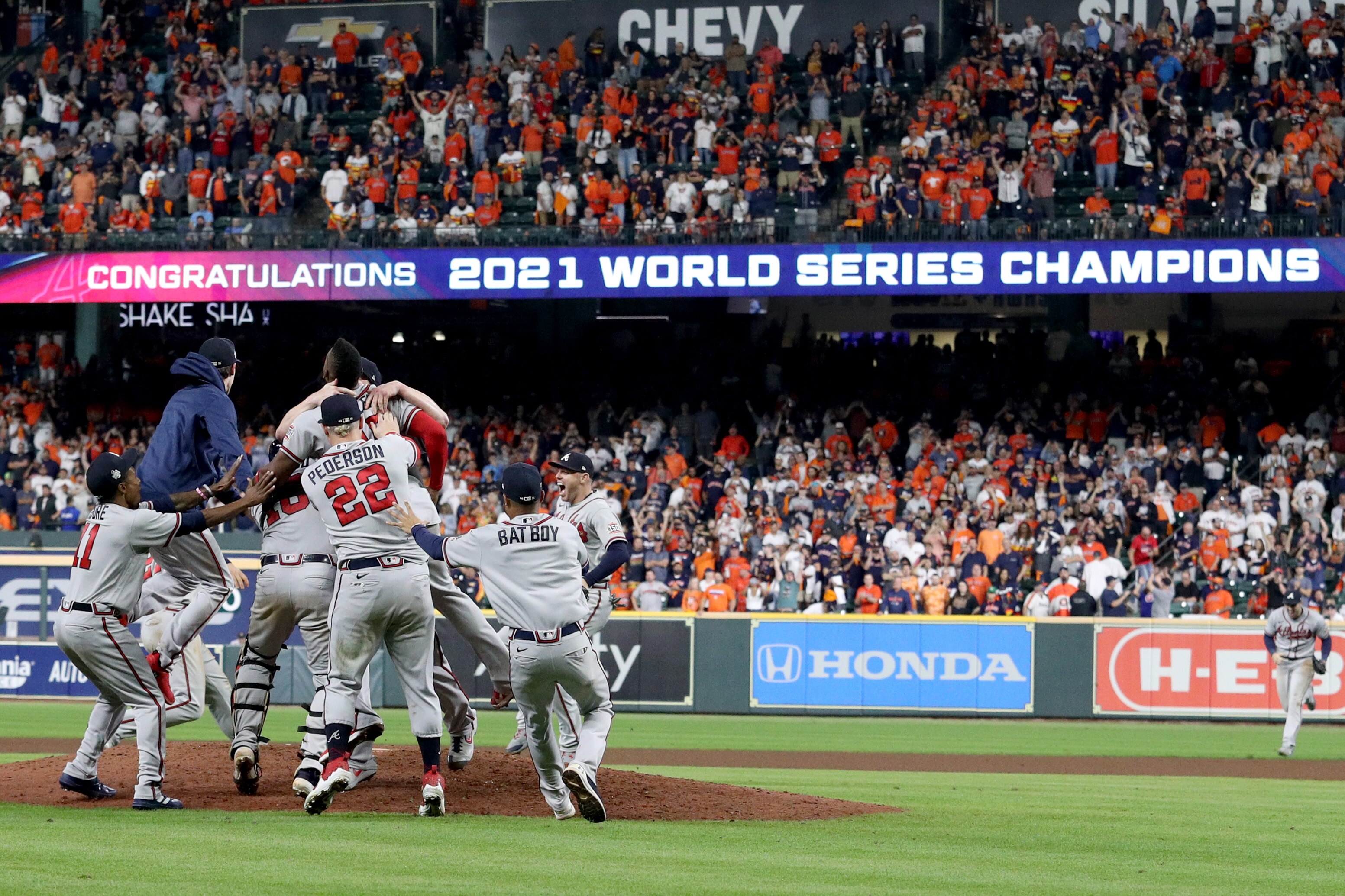 Atlanta Braves claim MLB's World Series after beating Houston Astros 7