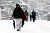 Heavy snow falls across Afghanistan