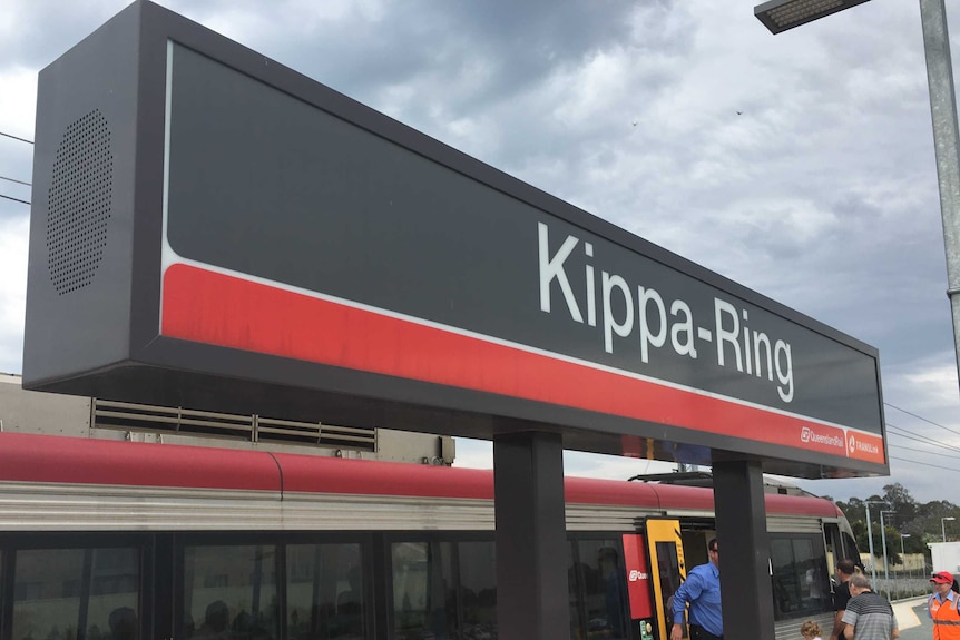 Signage at the Kippa-Ring train station