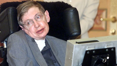 Scientist turned movie star Stephen Hawking