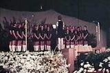 The Rosny Children's Choir performing in Wales in 1971