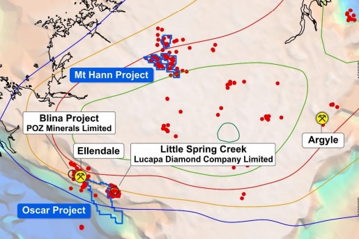 Kimberley diamond exploration graphic