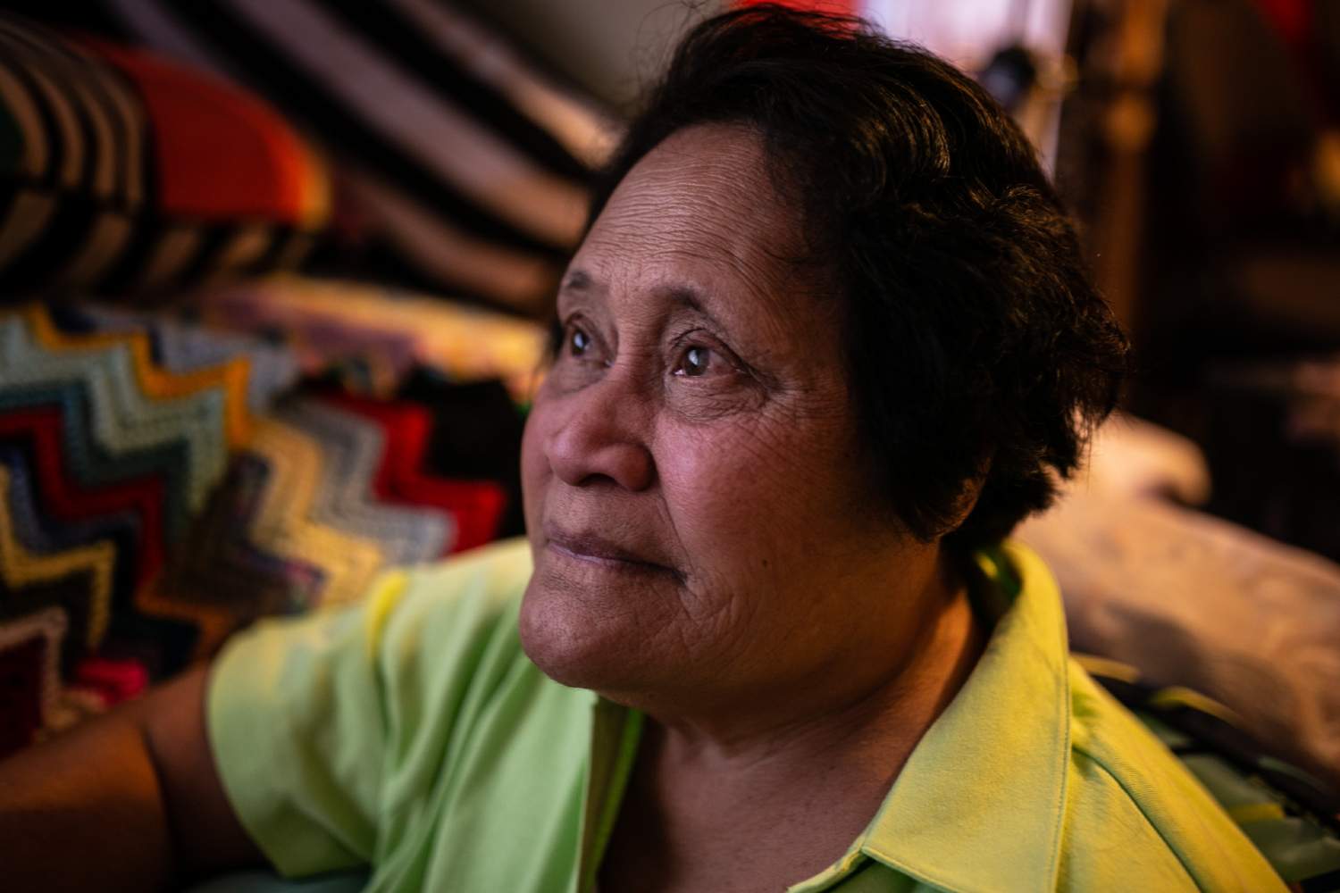 A woman poses for a photo