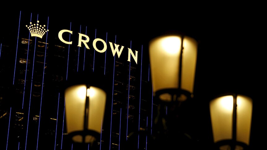 A logo on Crown Towers as part of City of Dreams