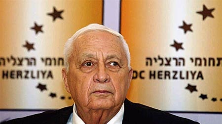 Ariel Sharon has threatened disengagement from the Palestinians.