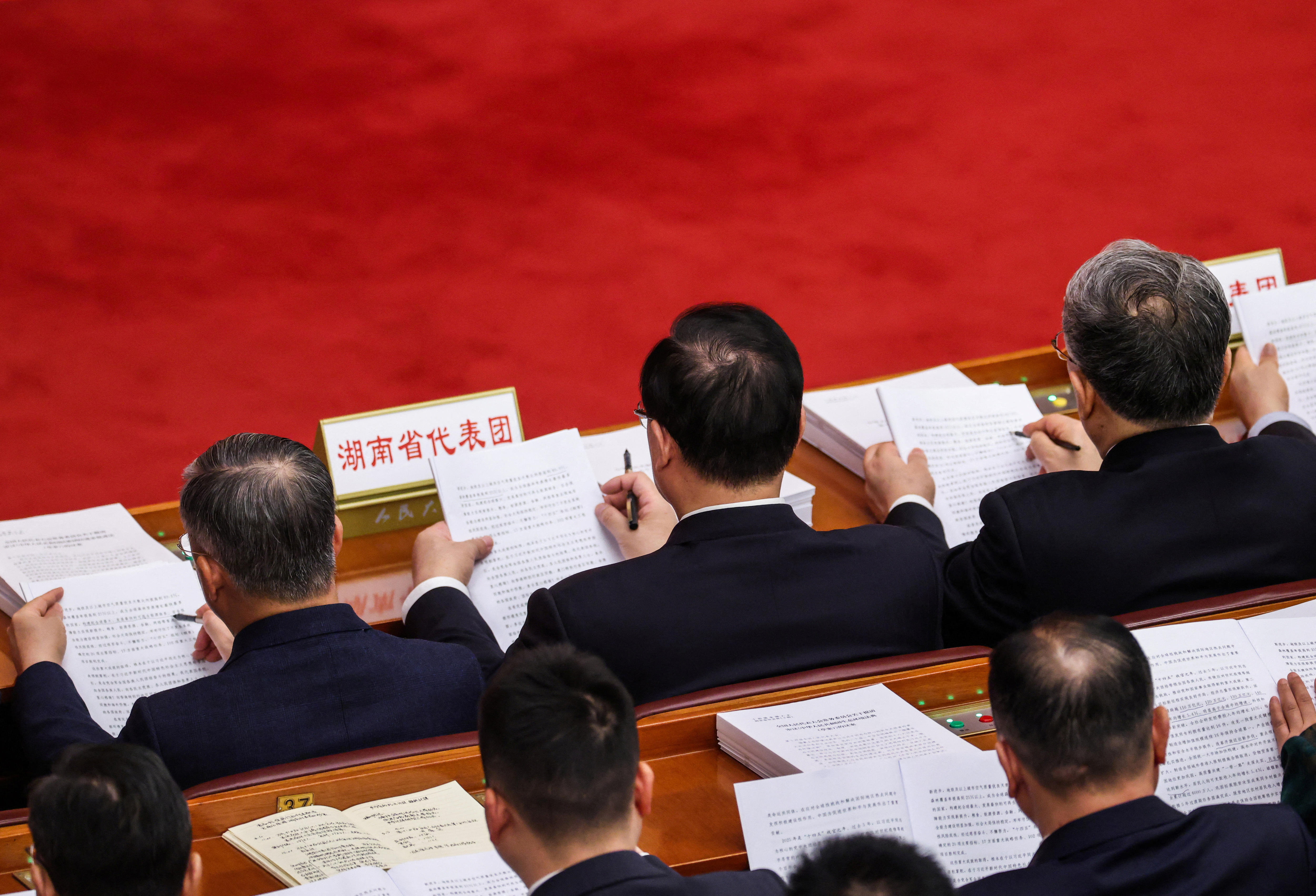 We met a great wall of polite silence at China's National People's Congress