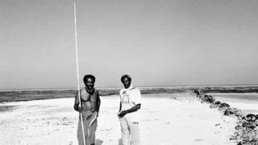 Eddie Mabo (left) and Jack Wailu