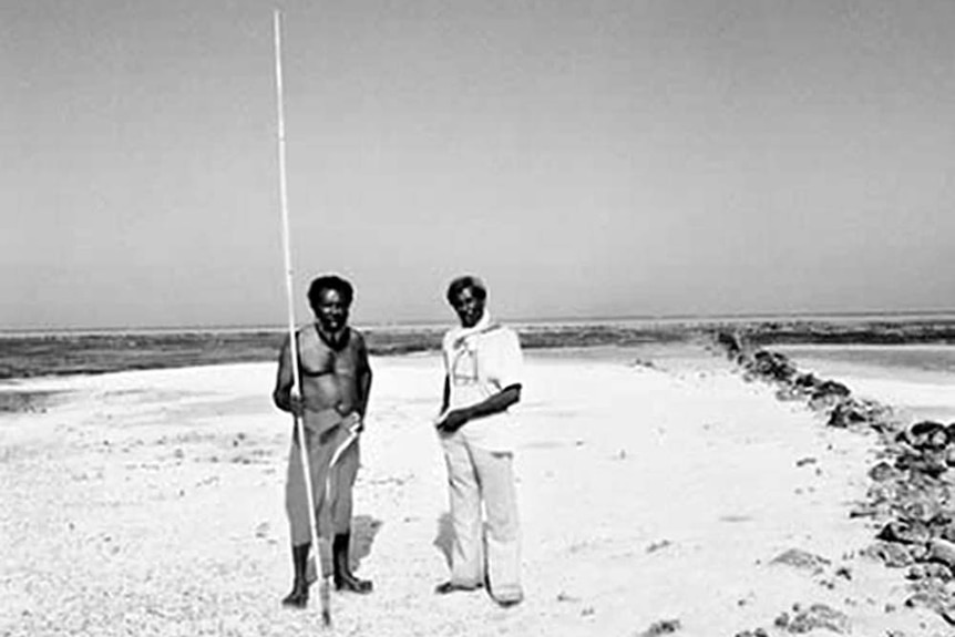 Eddie Mabo (left) and Jack Wailu