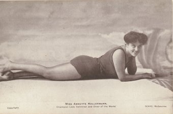 A 1905 postcard of Annette Kellerman