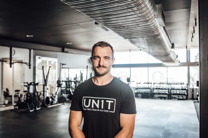 Matt Hunt in the gym