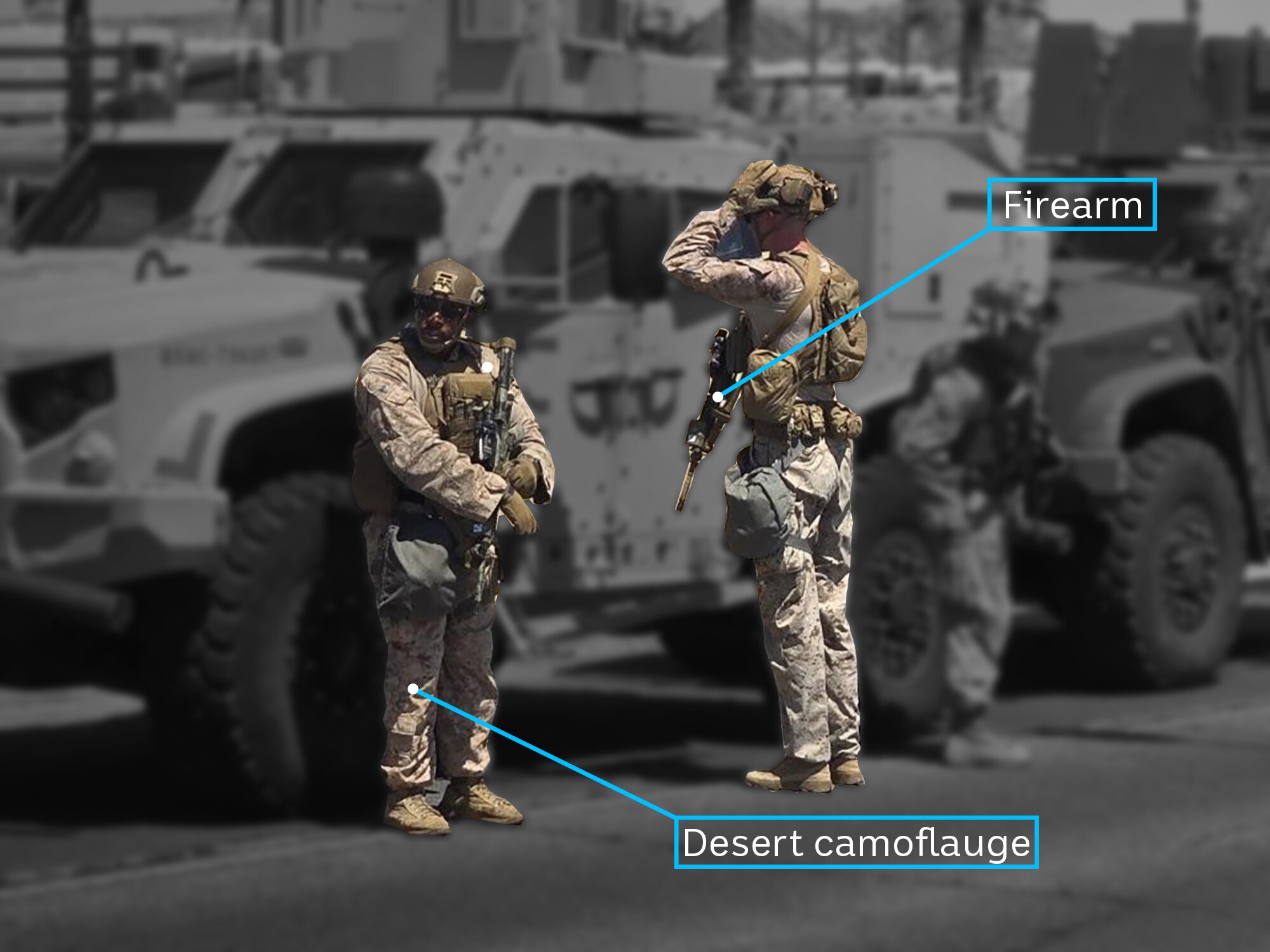 United States Marines prepare to leave for Los Angeles.