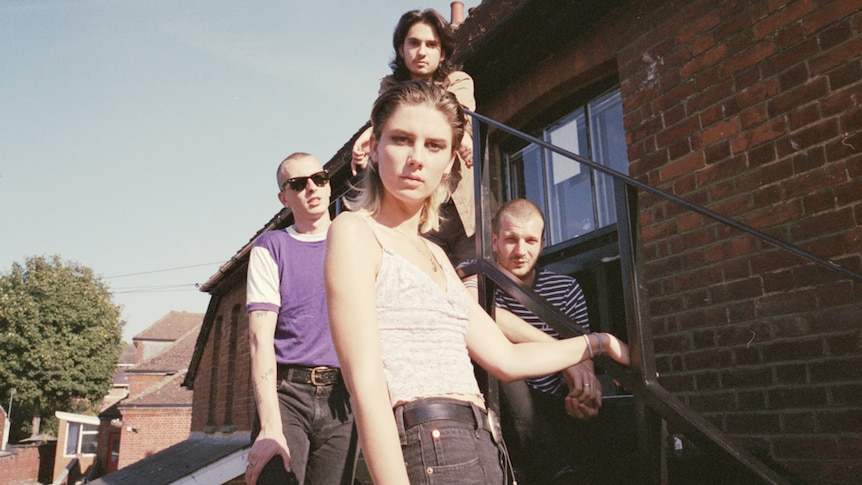 A 2018 press shot of Wolf Alice