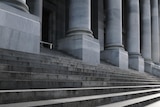 The steps and columns of South Australia's Parliament House