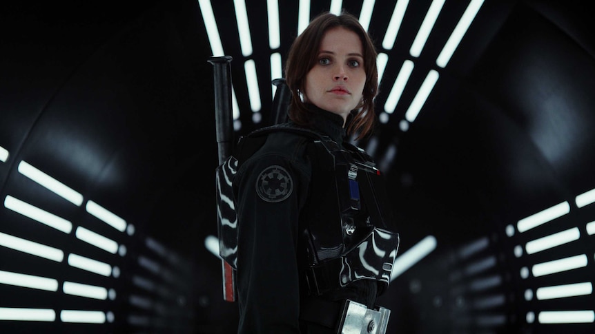 Felicity Jones as Jyn Erso is Rogue One, 2016