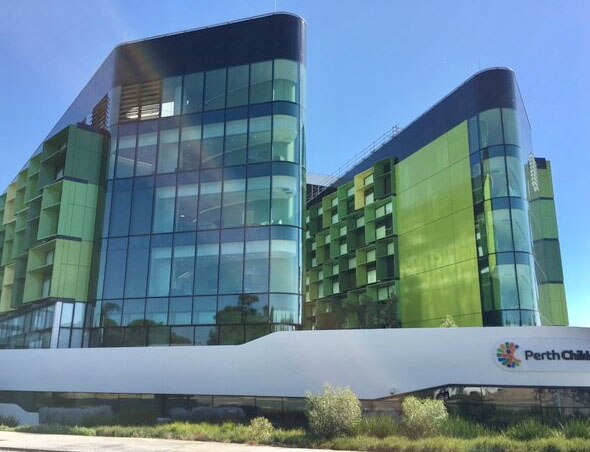 New Perth Children's Hospital exterior shot