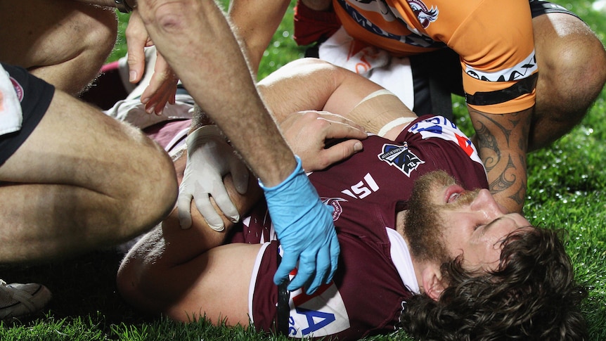 David Williams injured a vertebra in his neck against the Storme at Brookvale in August.