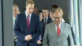 Prince William arrives in New Zealand.