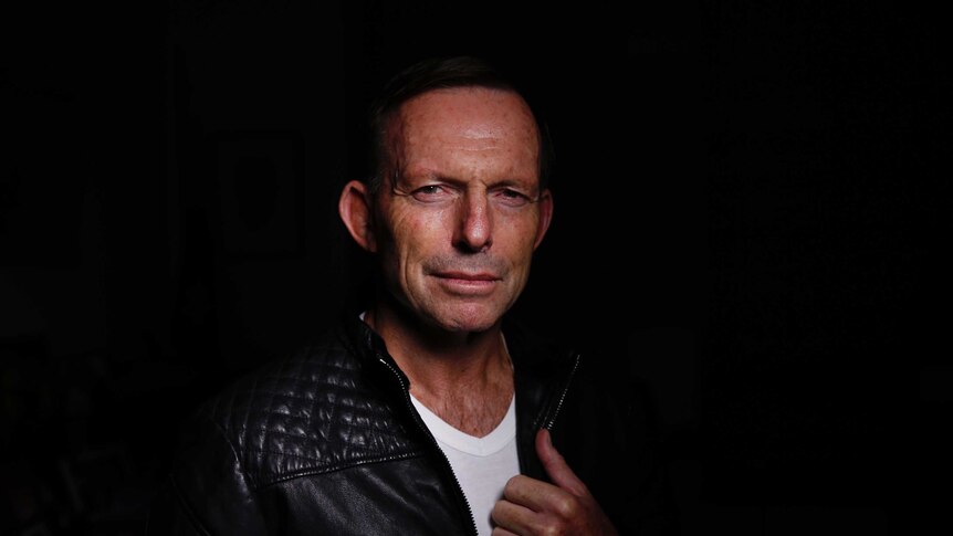 Tony Abbott models ex-SASR trooper's roo-skin leather jacket