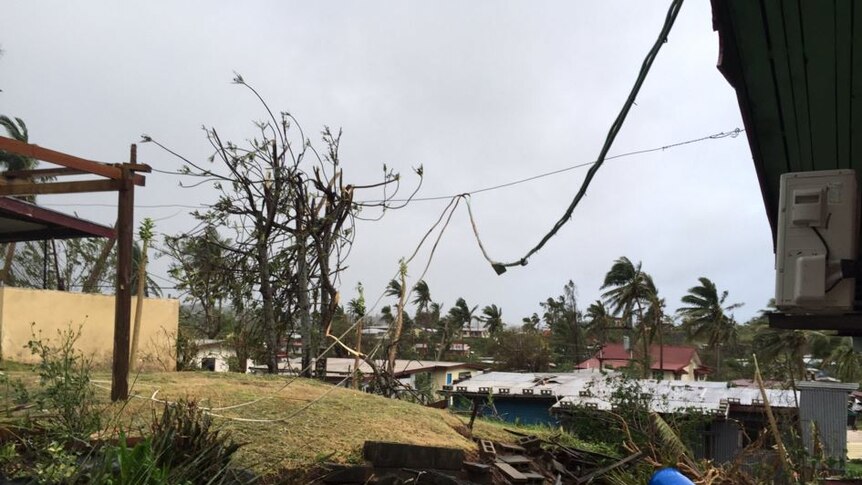 Ba aftermath following Cyclone Winston in Fiji.