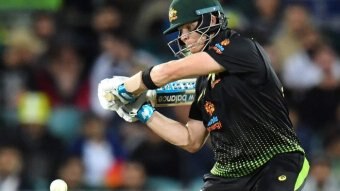 Steve Smith batting for Australia