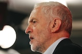 Jeremy Corbyn speaks at a campaign event