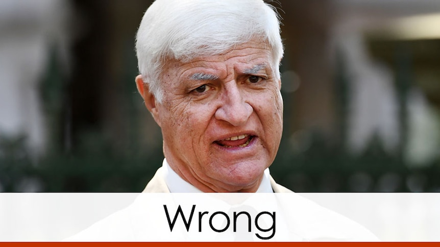 Bob Katter red bar verdict wrong