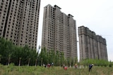 Three under construction apartment complexes