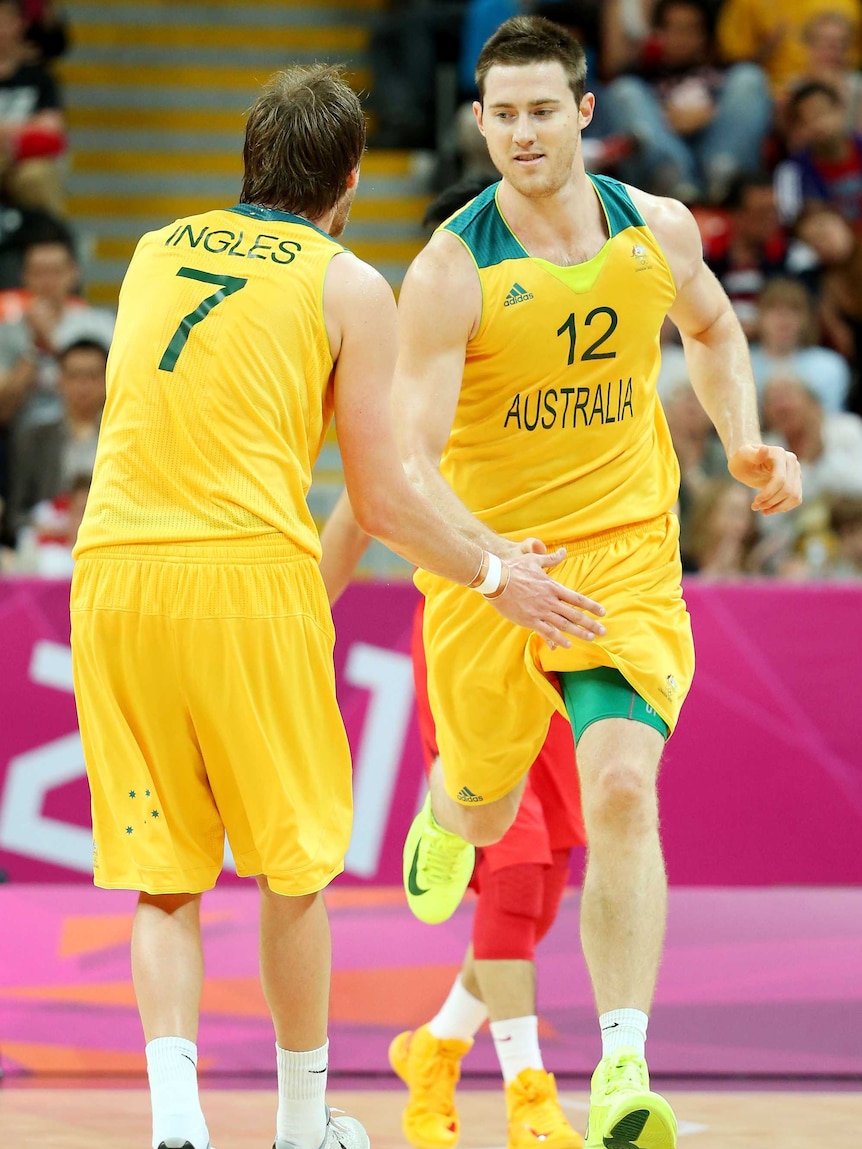 Joe Ingles and Aron Baynes