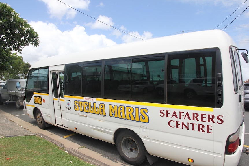 A bus with Stella Maris written in yellow