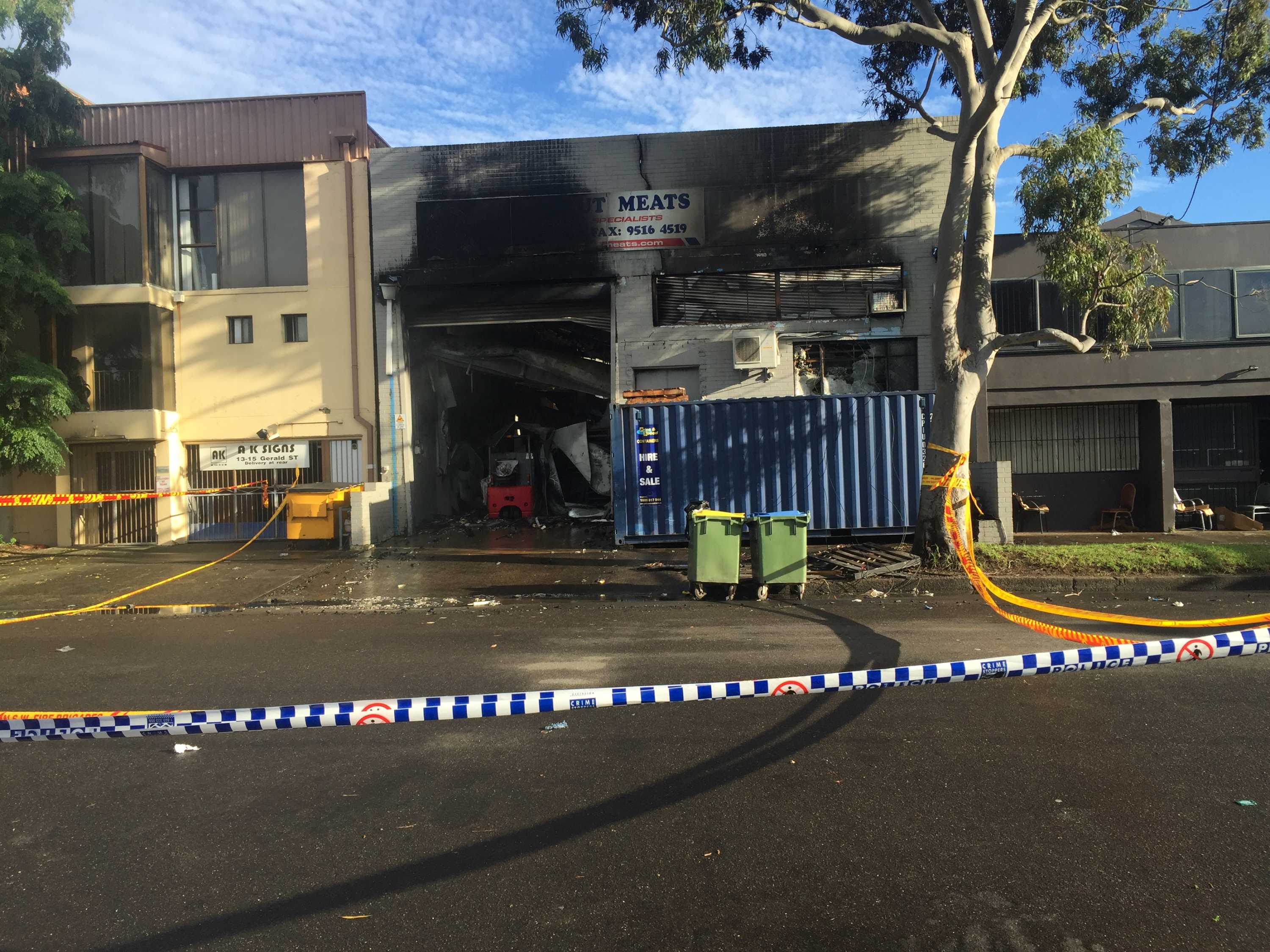 Fire destroys Marrickville meat factory - ABC News