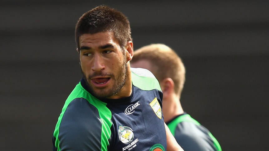 Centre of the storm ... James Tamou's Australian selection has drawn plenty of ire.