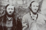 Thomas and John Clarke after their capture a year after murdering Constable Miles O'Grady in Nerrigundah.