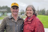 Rowen and Leanne Carter smile at the camera.