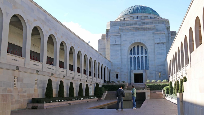 Security at the Australian War Memorial is under review after the deadly Ottawa shooting.