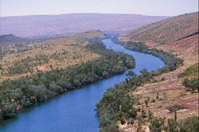 Fitzroy River, upper reaches, taken from the air
