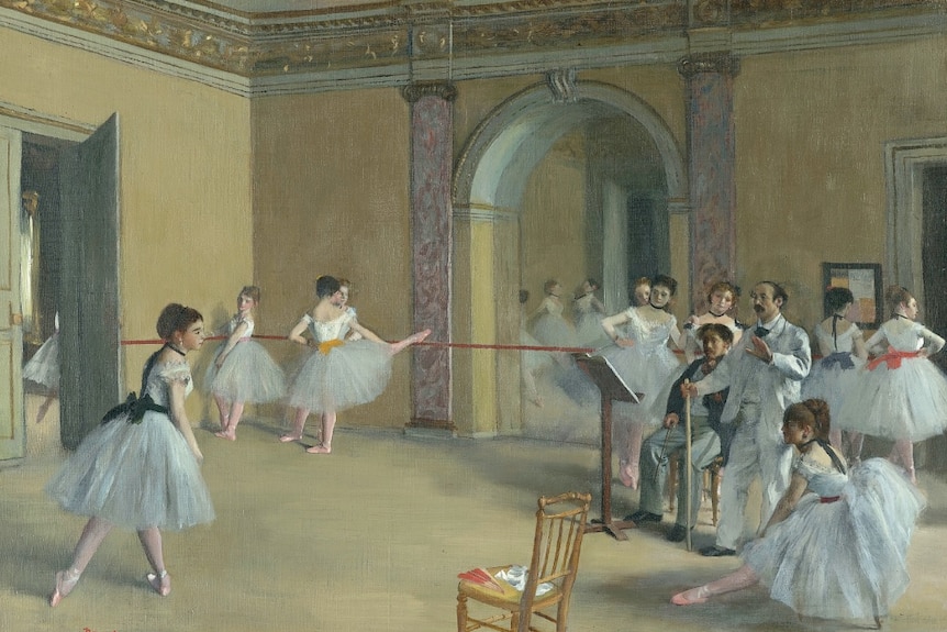 Edgar Degas's Rehearsal hall at the Opéra