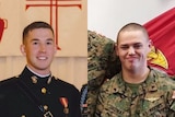 Lt. Benjamin Robert Cross and chief Corporal Nathan Ordway (left to right).