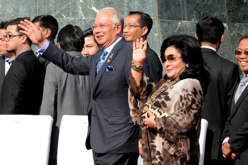 Malaysian Prime Minister Najib Razak and wife Rosmah Mansor