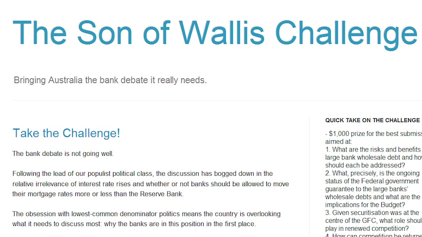 Screen shot of Son Of Wallis Challenge website