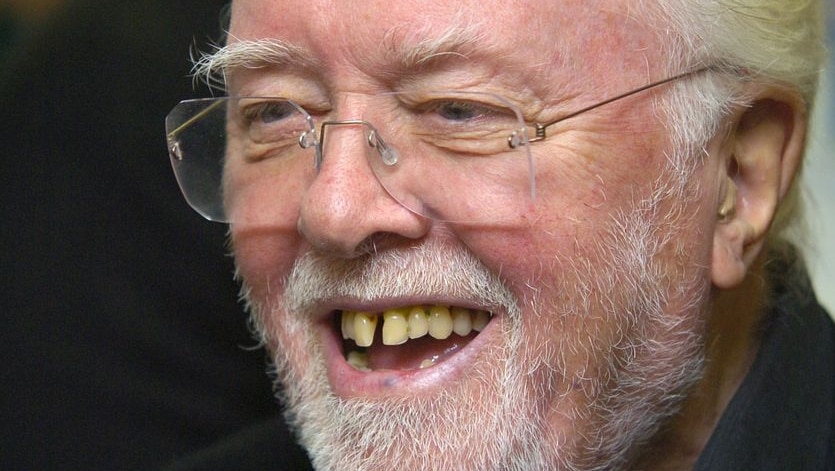 Lord Richard Attenborough attends the premiere of Closing The Ring in London.