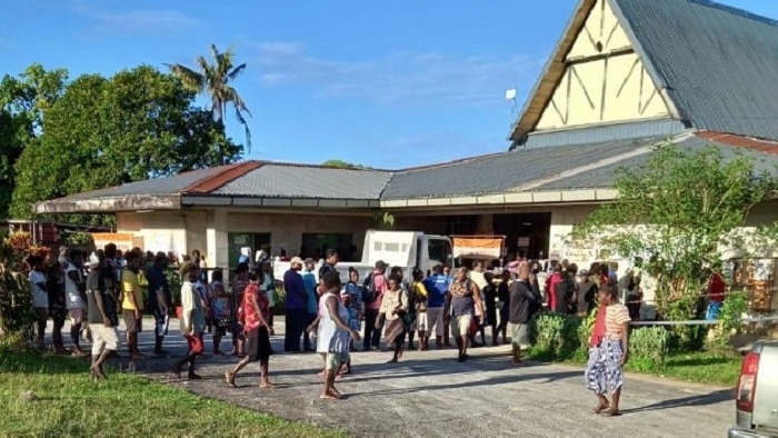 Polling station long Noro Town tete (Photo: Gavin Totu)