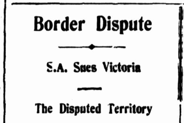 The headline of an article from The Evening Mail newspaper from July 31, 1909.