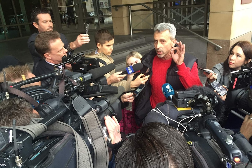 Vehid Causevic says the case against his son is politically motivated.